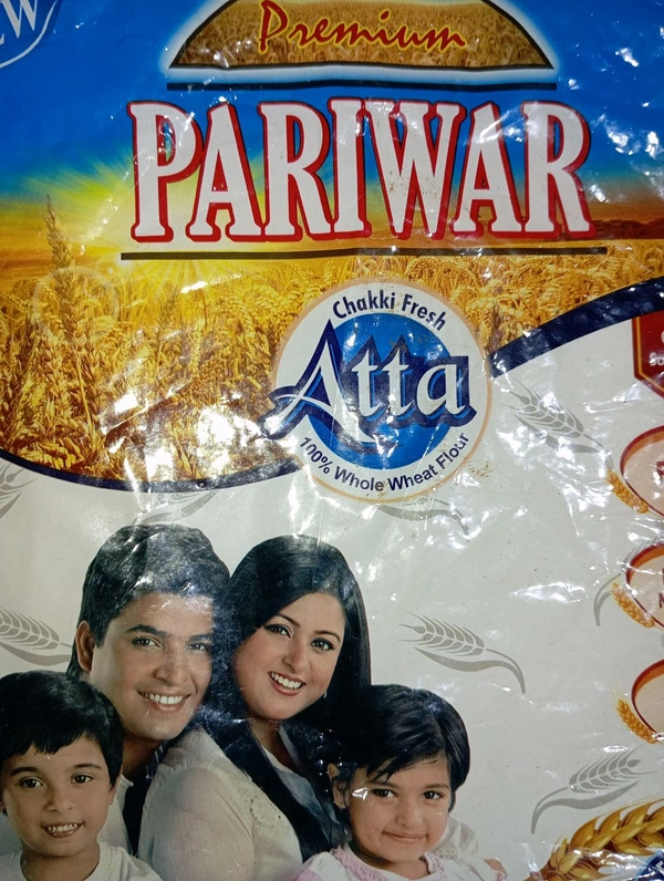 PARIWAR ATTA 1 KG POUCH - Blue