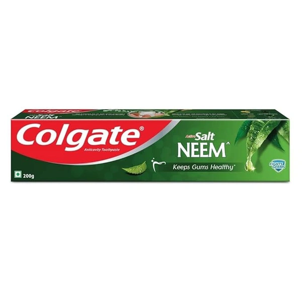 COLGATE NEEM AND SALT 100 GM TUBE - Blue