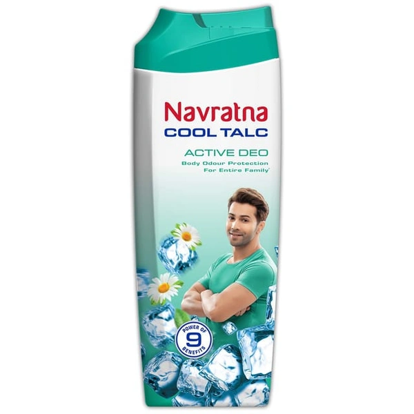 NAVRATNA 200GM COOL TALC - Green