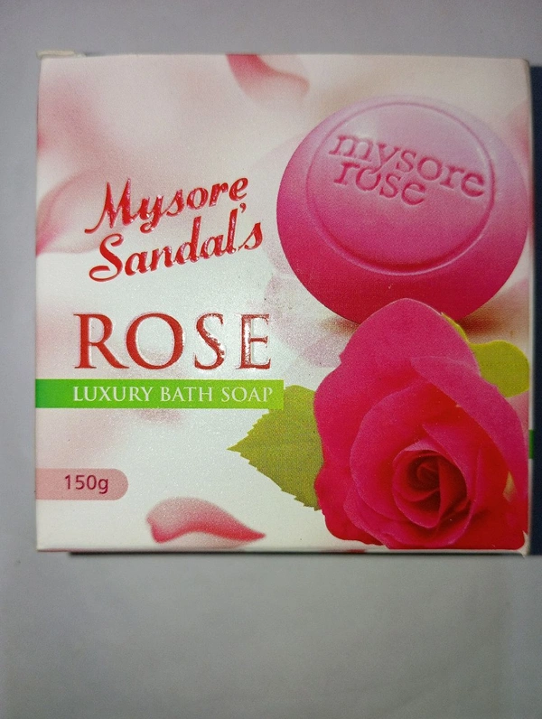 MYSORE SANDAL ROSE SOAP 150 GM - Mandy