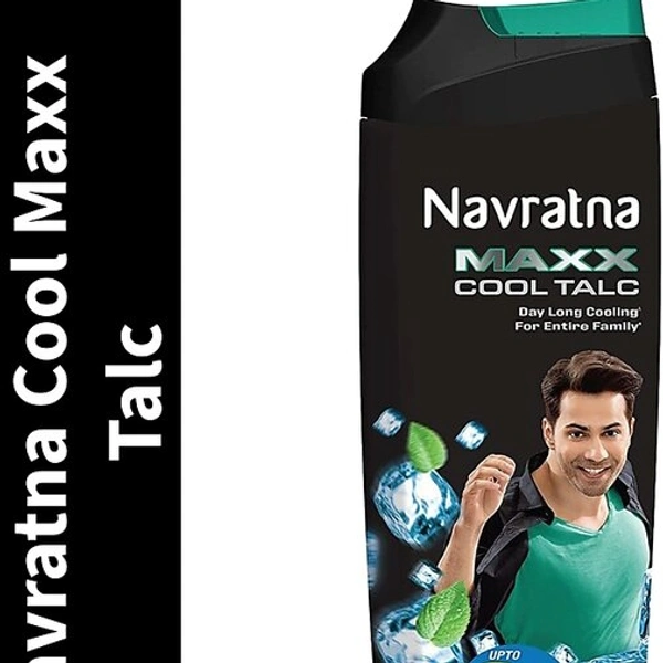 NAVRATNA MAXX COOL TALC 400 GM - Black