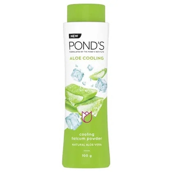 PONDS ALOE COOLING TALC 100 GM - Green