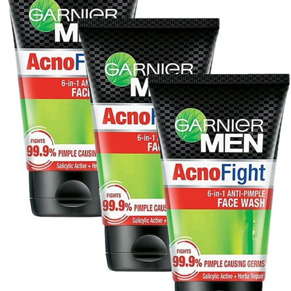 GRANIER ACNOFIGHT FACE WASH 50 GM - Black