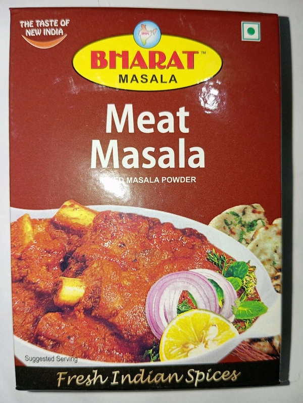 BHARAT MEAT MASALA 50 GM - Brown
