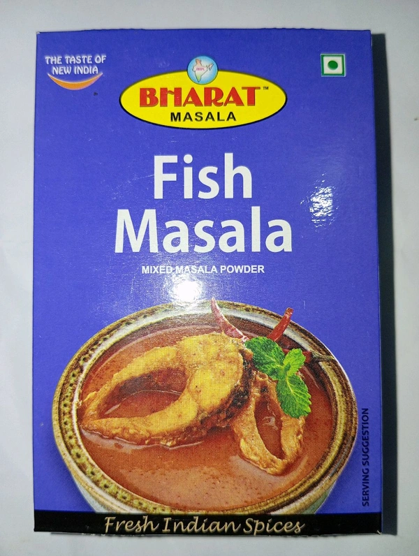 BHARAT FISH MASALA 50 GM - Electric Violet