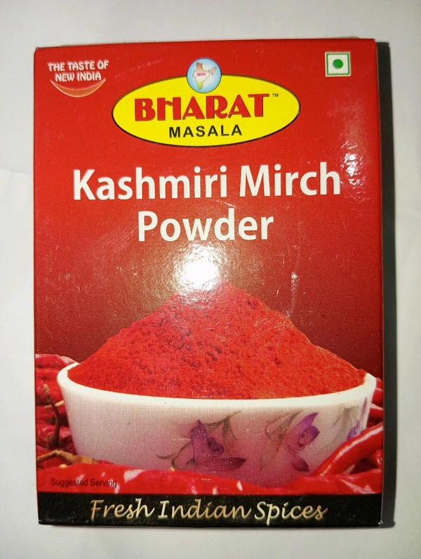 BHARAT KASHMIR MIRCHI POWDER 100 GM - Red