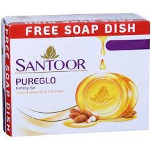SANTOOR PUREGOLD  FREE SOAO DISH - 75 GM, WHITE