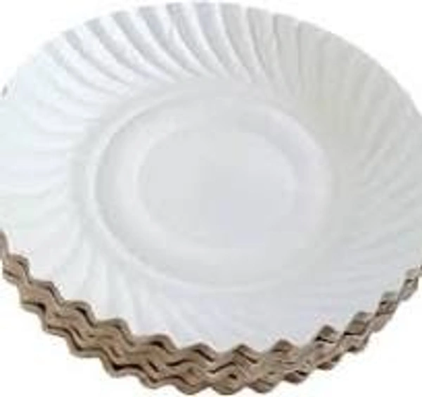 PAPER PLATE  - MINI, WHITE