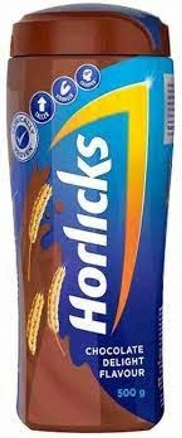 HORLICKS CHOCOLATE 500 GM  - 500 GM JAR, CHOCOLATE