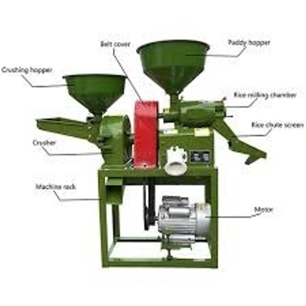 Rawat- Rice Cum Flour Mill 2-In-One