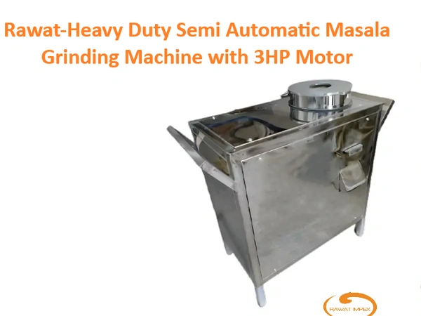 3HP Heavy Duty Semi-Automatic Masala Grinding Machine 🌶️