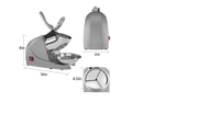 Electric Ice Crusher Machine Power 250W, 70kg/hr Rawat