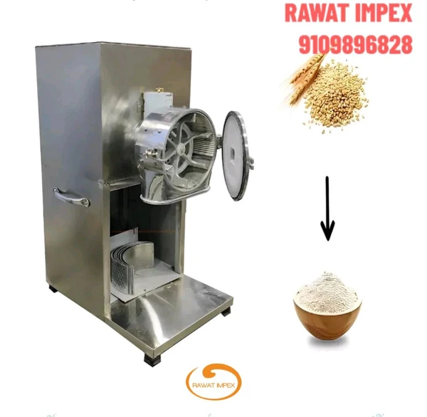 Chakki Aata Mill With Spice And grains Grinding (Heavy-Duty) - Horizontal, Mercury