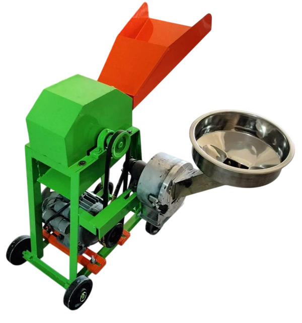 🌾 Rawat Chaff Cutting Machine with Chakki (Flour-Mill) – Dual-Purpose Fodder & Flour Solution! 🔌✨