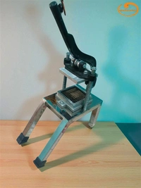 Rawat Premium Quality CI Body Hand Operated Finger Chips Cutting Machine