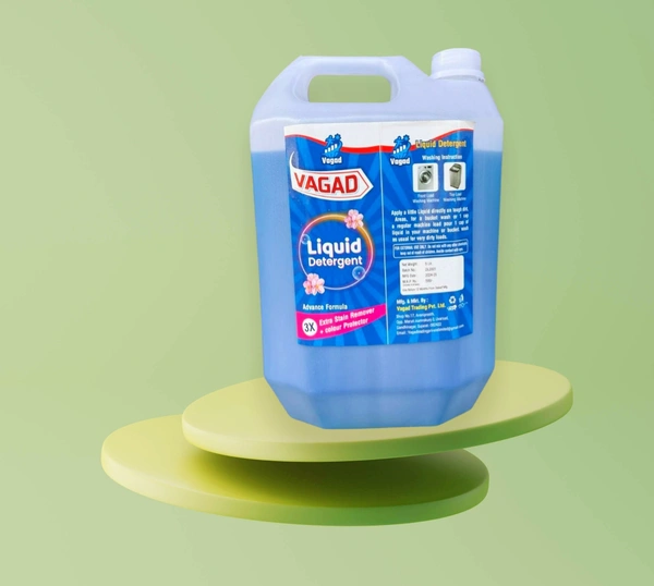 Vagad Detergent Liquid  5liter - Blue, 5liter