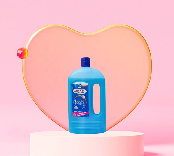 Strong Detergent Liquid 1 Liter - Blue, 1l