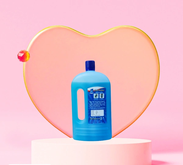 Strong Detergent Liquid 1 Liter - Blue, 1l