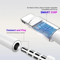 3.5 mm Headphone Jack Adapter Connector Only Supported Music Control Audio Adapter for Phone Xs