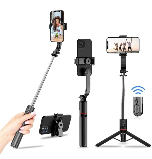61 Inch Selfie Stick Tripod, Extendable to 61 Inche Tripod Stand with Wireless Remote