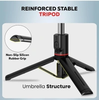 61 Inch Selfie Stick Tripod, Extendable to 61 Inche Tripod Stand with Wireless Remote
