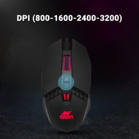 Ant Esports KM500 Pro Backlit Gaming Membrane Keyboard-19 Anti GhostingKeys I Braided Cable with Rubberised Coating and 3200 DPI Optical Sensor I LED Backlit Scroll Wheel Mouse Combo
