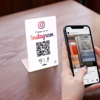 Follow us on Instagram NFC Stand / Display