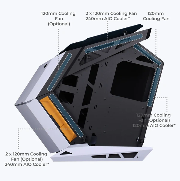 Zeb-Phantom Mid-Tower Premium Gaming Cabinet