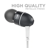 boAt Bassheads 220 Wired in Ear Earphones with Inline Mic(Frosty White) - White