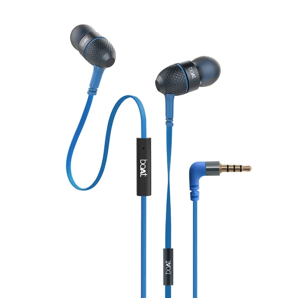 boAt Bassheads 225 Wired in Ear Earphone with Mic (Red) - Blue