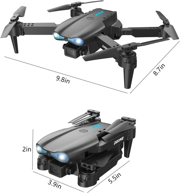Drone With Camera For Adults, 1080P HD FPV Camera Drone With Altitude Hold Headless Mode Start Speed Adjustment, Rc Quadcopter Drones Mini Drone With Remote Control Toys Gifts For Boys Girls
