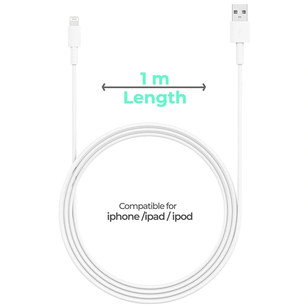 Fast iPhone Charging Cable & Data Sync USB Cable Compatible for iPhone 6/6S/7/7+/8/8+/10/11, iPad Air/Mini, iPod and iOS Devices
