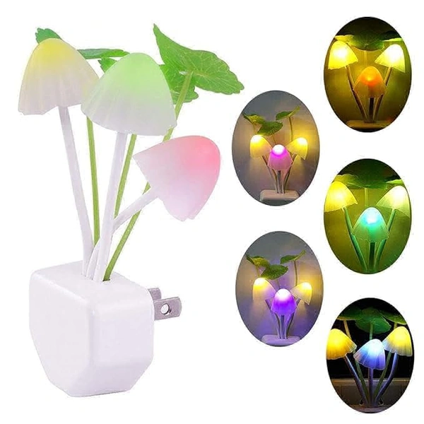 Industry Mushroom Lamp Magic 3D LED Night Lamp with Plug Smart Sensor auto On/Off Flowers Bulbs