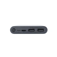 Mi 10000mAH Li-Polymer, Micro-USB and Type C Input Port, Power Bank 3i with 18W Fast Charging (Midnight Black) - Black