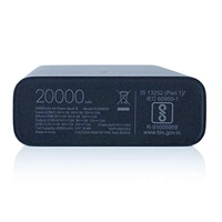 MI Power Bank 3i 20000mAh Lithium Polymer 18W Fast Power Delivery Charging | Input- Type C | Micro USB| Triple Output | Sandstone Black - Black