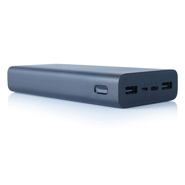 MI Power Bank 3i 20000mAh Lithium Polymer 18W Fast Power Delivery Charging | Input- Type C | Micro USB| Triple Output | Sandstone Black - Black