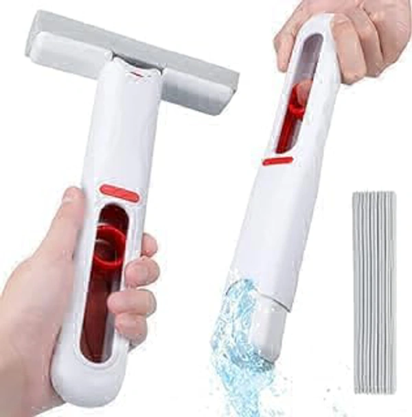 Mini Mop for Kitchen with Portable Mini Mop Self Strong Absorbent Magic Wiper for Kitchen Small Sponge Mop Self Squeezing Wet & Dry Use for Bathroom Wall Glass Car Table Home Sink