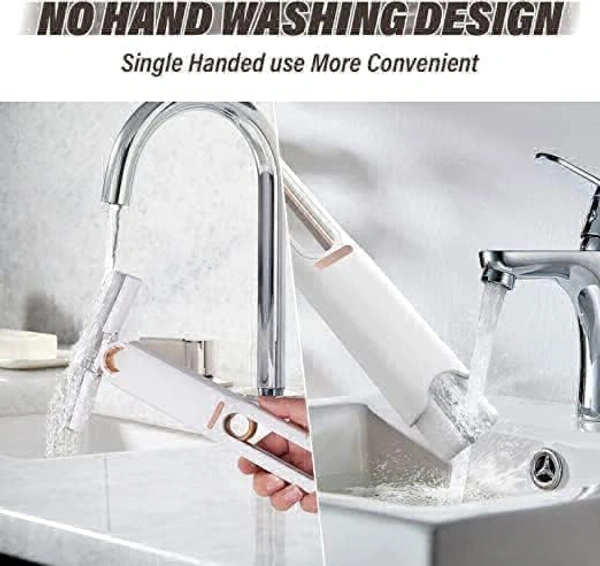 Mini Mop for Kitchen with Portable Mini Mop Self Strong Absorbent Magic Wiper for Kitchen Small Sponge Mop Self Squeezing Wet & Dry Use for Bathroom Wall Glass Car Table Home Sink