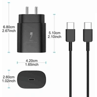 Original 25W Charger SuperFast Smartphone Charger for Samsung Galaxy