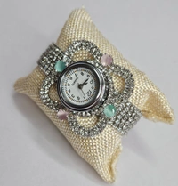 Pear Diamond Bracelet Watch For Girls/Women