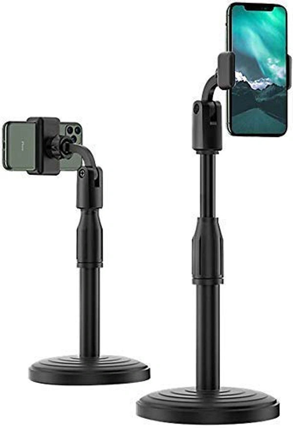 Phone Tabletop Stand Height Angle Adjustable Stand, Phone Holder for Desk