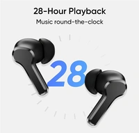 realme TechLife Buds T100 Bluetooth Truly Wireless in Ear Earbuds with mic, AI ENC for Calls, Google Fast Pair, 28 Hours Total Playback with Fast Char Total