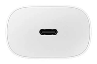 Samsung Original 25W Single Port, Type-C Fast Charger, (Cable not Included), White - White