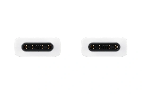 Samsung Original Type C to C Cable - 3.28 Feet (1 Meter) Compatible with Smartphone, White - White