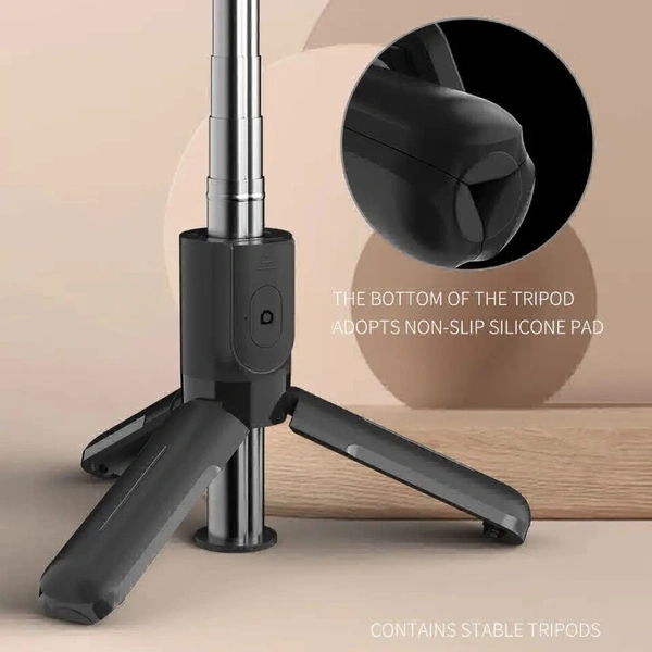 Selfie Stick with Wireless Remote, 3-in-1