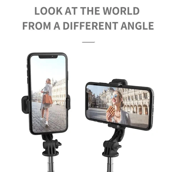 Selfie Stick with Wireless Remote, 3-in-1