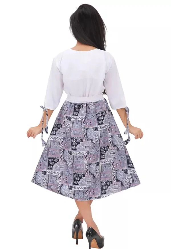 Women Long Tops Black/White Color - XS, White