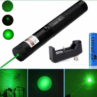 Green Laser Rechargeable Pointer Party Pen Disco Light 5 Mile + Battery Disco - Forest Green