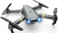 HILLSTAR Foldable Remote Control Drone with Camera HD Wide Angle Lens Optical Flow Positioning with Battery WiFi FPV 4-Axis Camera with Dual Flash Lights (MultiColor)