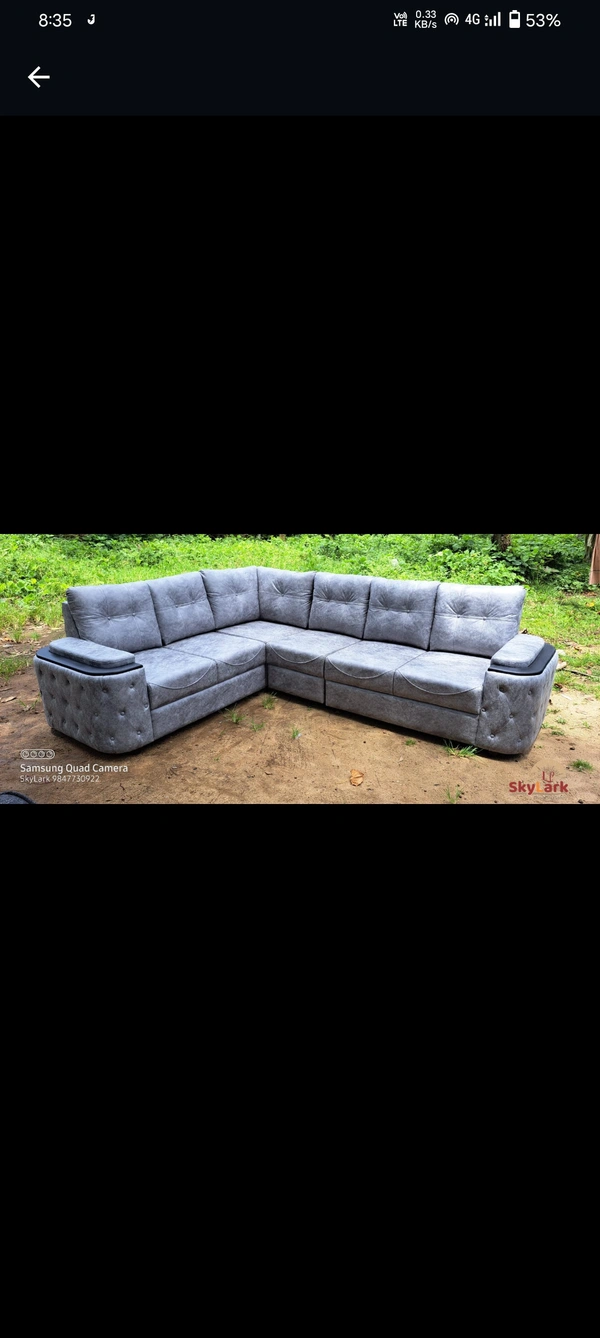 ISHA SOFA CENTRE CORNAR SOFA ( Per Seter)  - Pigment Indigo